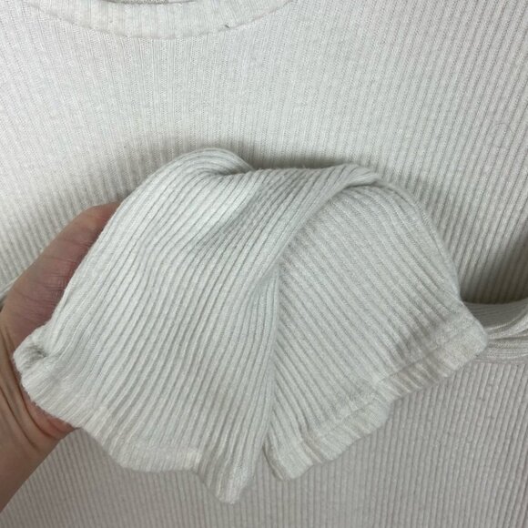 Anthropologie Chrissy Tunic White Velvet Graham Size Medium Long Sleeve Boho M - Picture 6 of 10